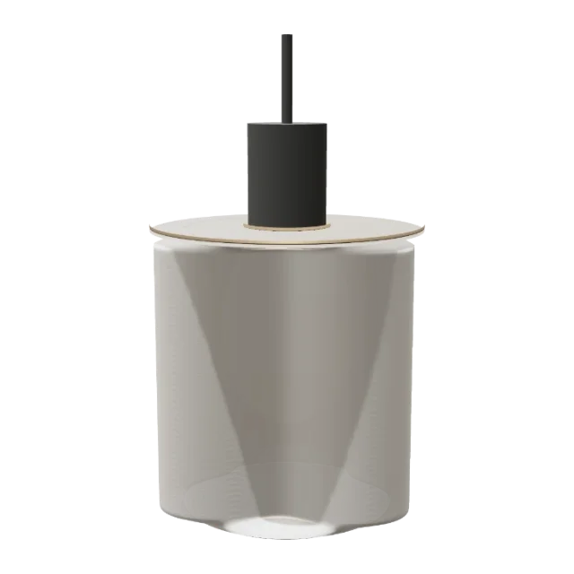 Barrel Waves, a 3D printable pendant lamp
