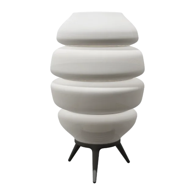 Pebble Stack, a 3D printable table lamp