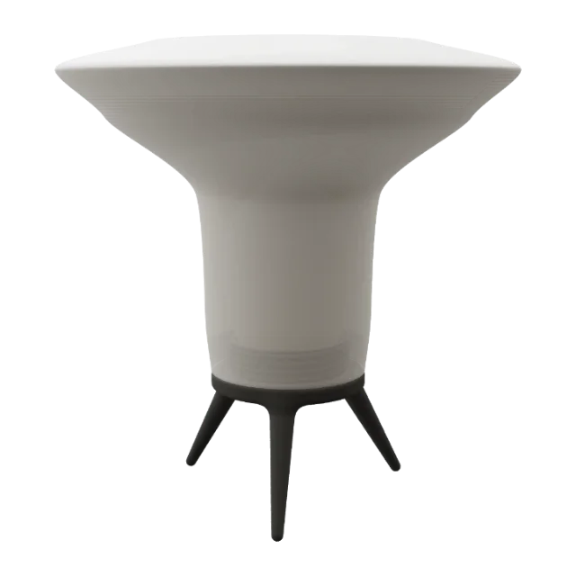Saucer Mushroom, a 3D printable table lamp
